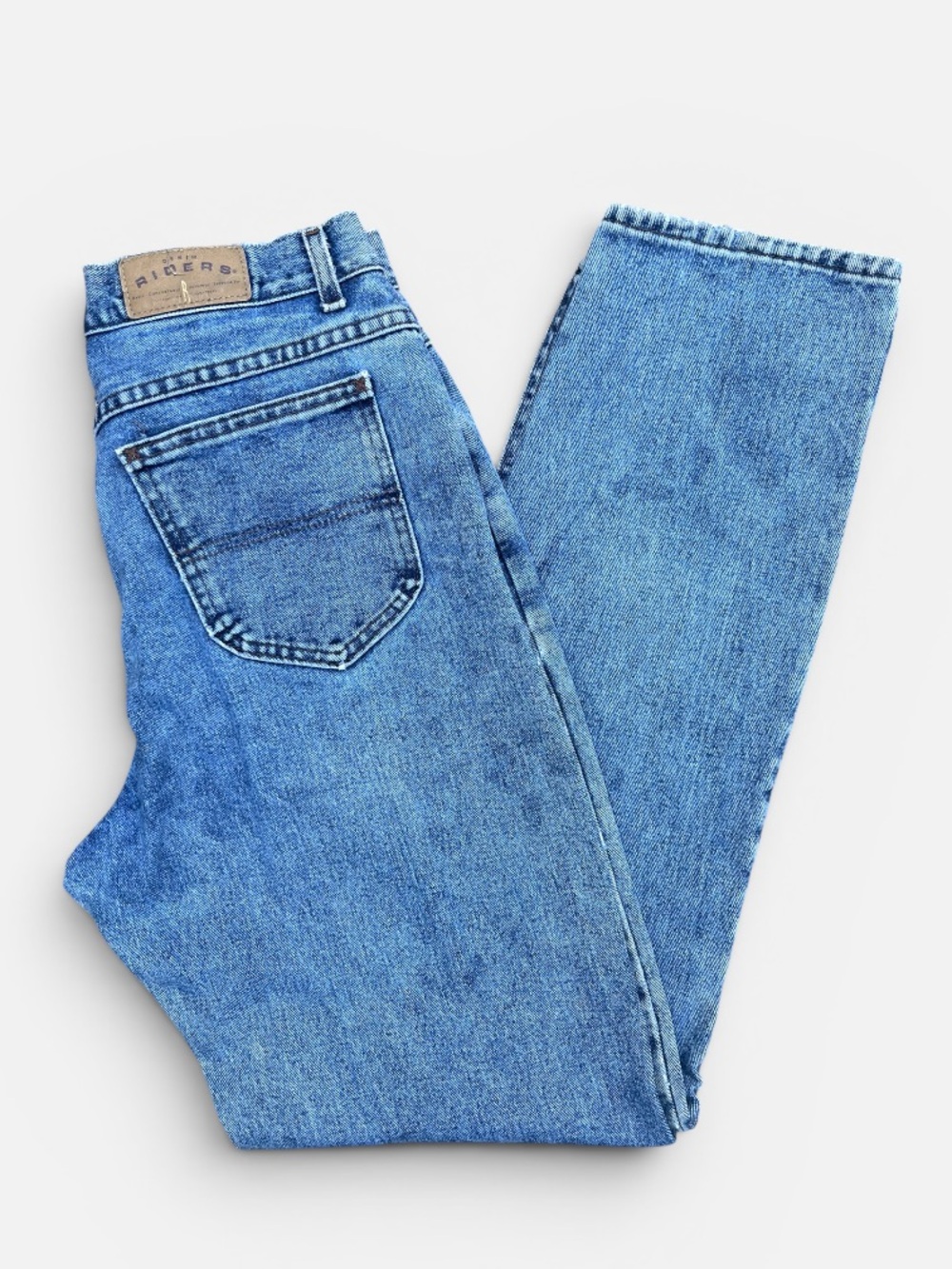 Vintage Riders by Lee Straight Leg Denim Jeans Womens Size 12 Long
